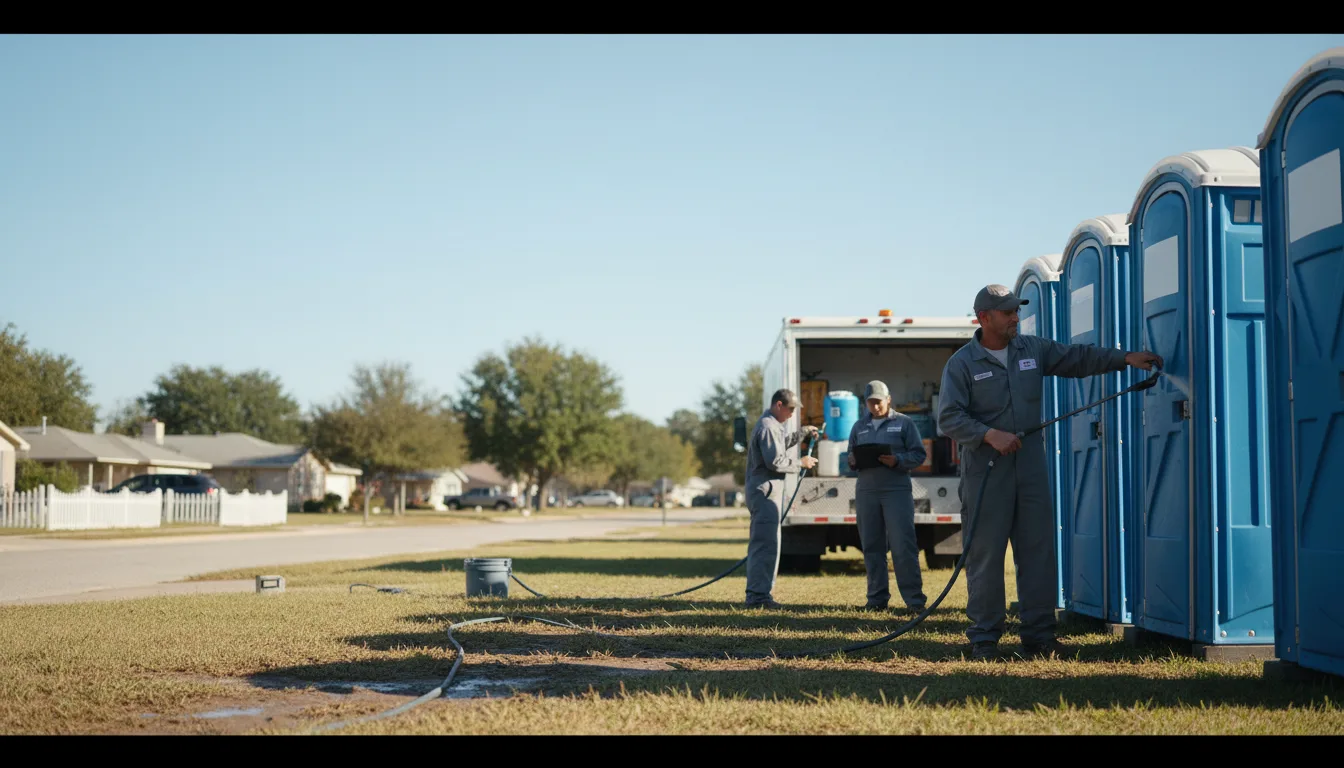 Long-Term Portable Toilet Rental in Leon, OK near me